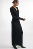 WHITNEY LONG SLEEVE MAXI DRESS BLACK