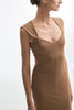 BROOKE DRESS BROWN