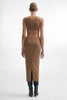 BROOKE DRESS BROWN