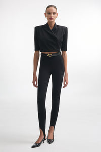 MELANIE CROP TOP BLACK