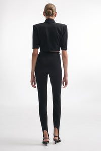 MELANIE CROP TOP BLACK