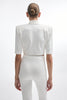 MELANIE CROP TOP OFF WHITE