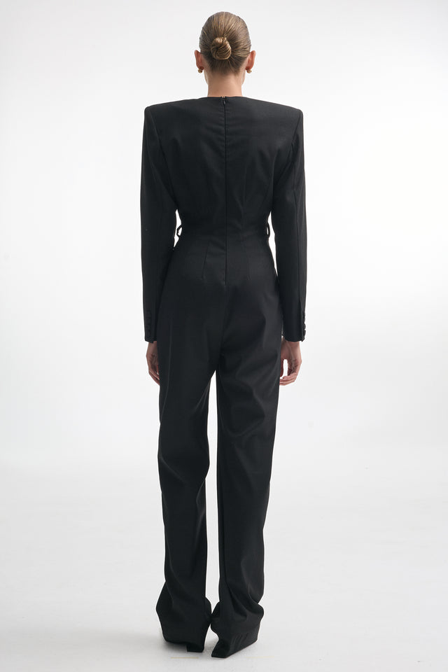 NIGHT SHIFT JUMPSUIT BLACK