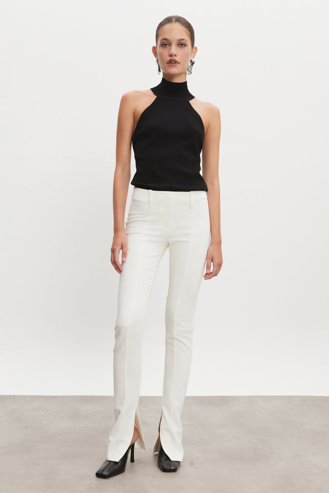HOURGLASS SKINNY TROUSERS OFF WHITE