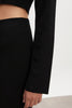 HEAVEN KNITTED CARDIGAN TOP BLACK