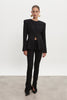 HOURGLASS SKINNY TROUSERS BLACK