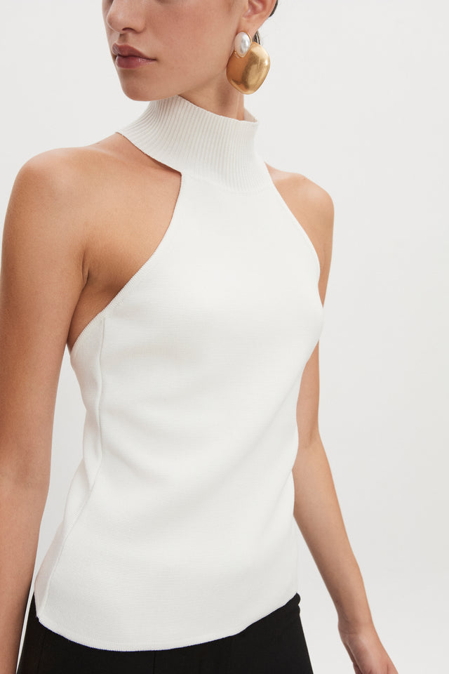 HEAVEN KNITTED TOP OFF WHITE