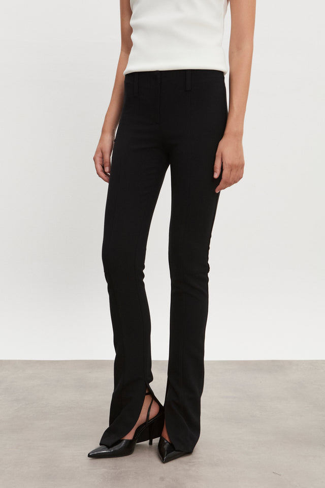 HOURGLASS SKINNY TROUSERS BLACK