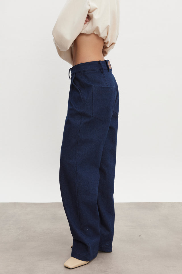 AMERICA DENIM TROUSERS DARK BLUE