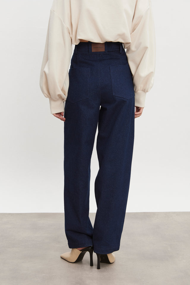 AMERICA DENIM TROUSERS DARK BLUE