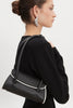 CRUELLA LEATHER BAG BLACK/WHITE