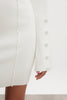 HEAVEN KNITTED MINI DRESS OFF WHITE