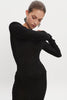 MAGNETIC KNITTED BODYSUIT BLACK