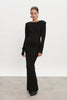 MAGNETIC KNITTED BODYSUIT BLACK