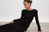 MAGNETIC KNITTED BODYSUIT BLACK