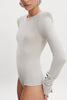 MAGNETIC KNITTED BODYSUIT GREY