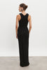 MAGNETIC KNITTED MAXI DRESS BLACK