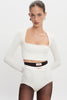 BITE CROP TOP OFF WHITE