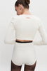 BITE CROP TOP OFF WHITE
