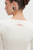 BITE CROP TOP OFF WHITE