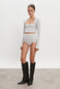 BITE CROP TOP GREY MELANGE