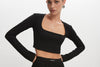 BITE CROP TOP BLACK