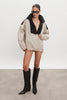 PAOLO WIND ANORAK M/W GREIGE-BLACK