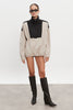 PAOLO WIND ANORAK M/W GREIGE-BLACK