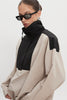 PAOLO WIND ANORAK M/W GREIGE-BLACK