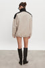 PAOLO WIND ANORAK M/W GREIGE-BLACK