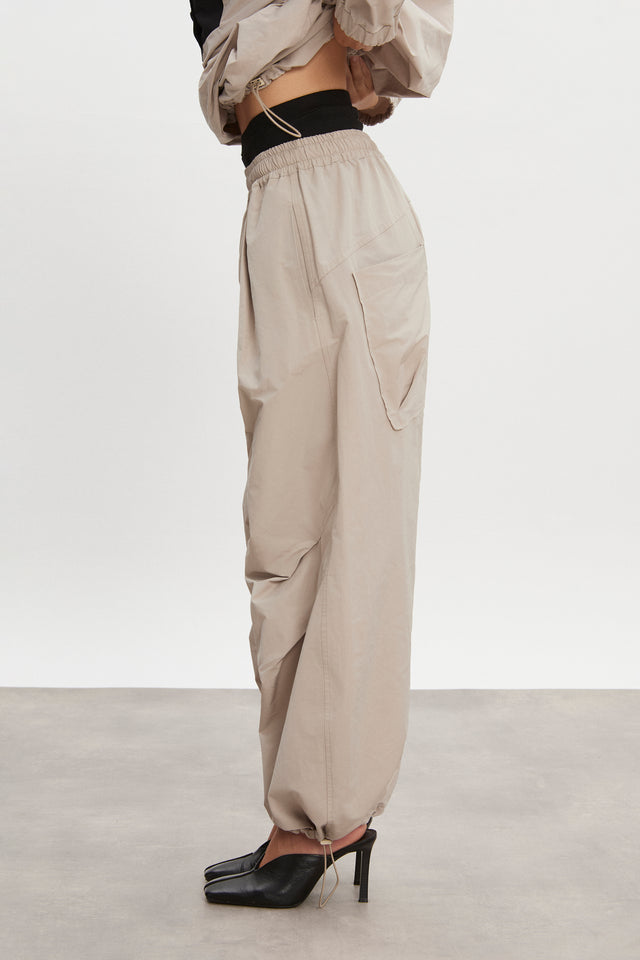 PAOLO TRACKPANTS M/W GREIGE