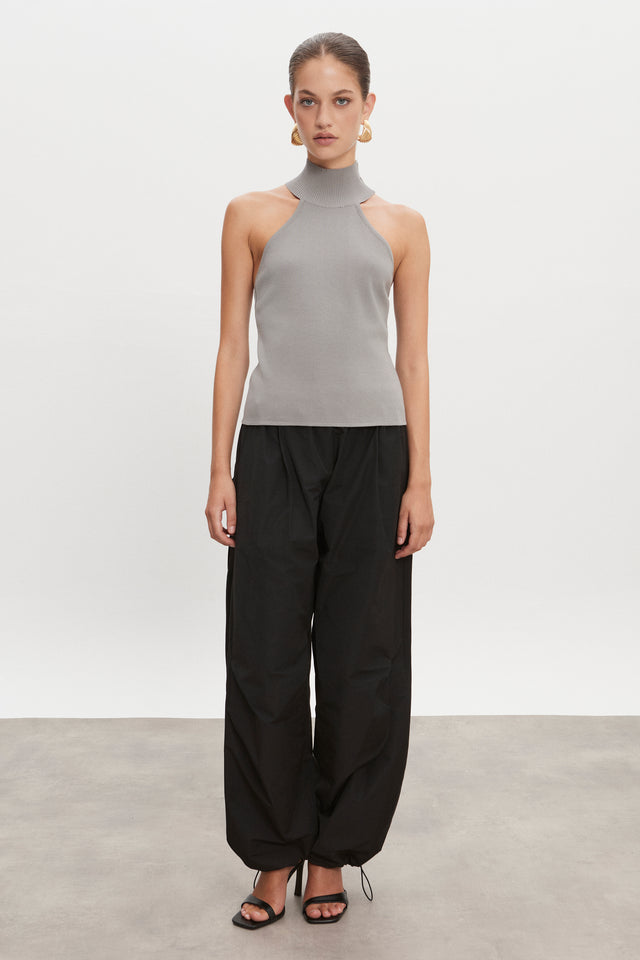 HEAVEN KNITTED TOP GREY