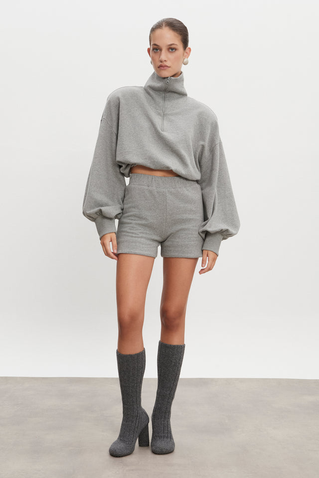 ZEN SHORTS GREY MELANGE