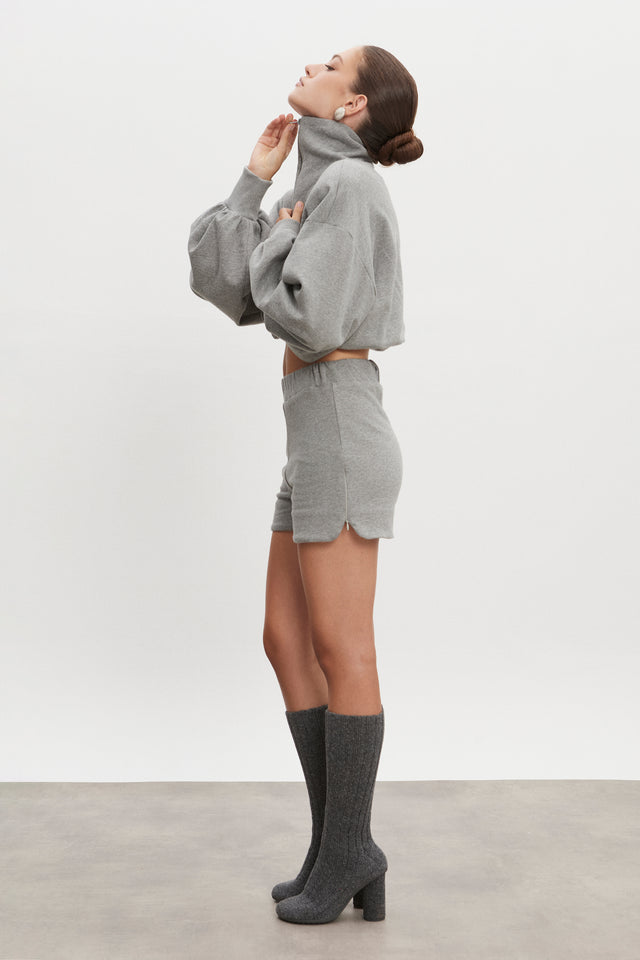ZEN SHORTS GREY MELANGE