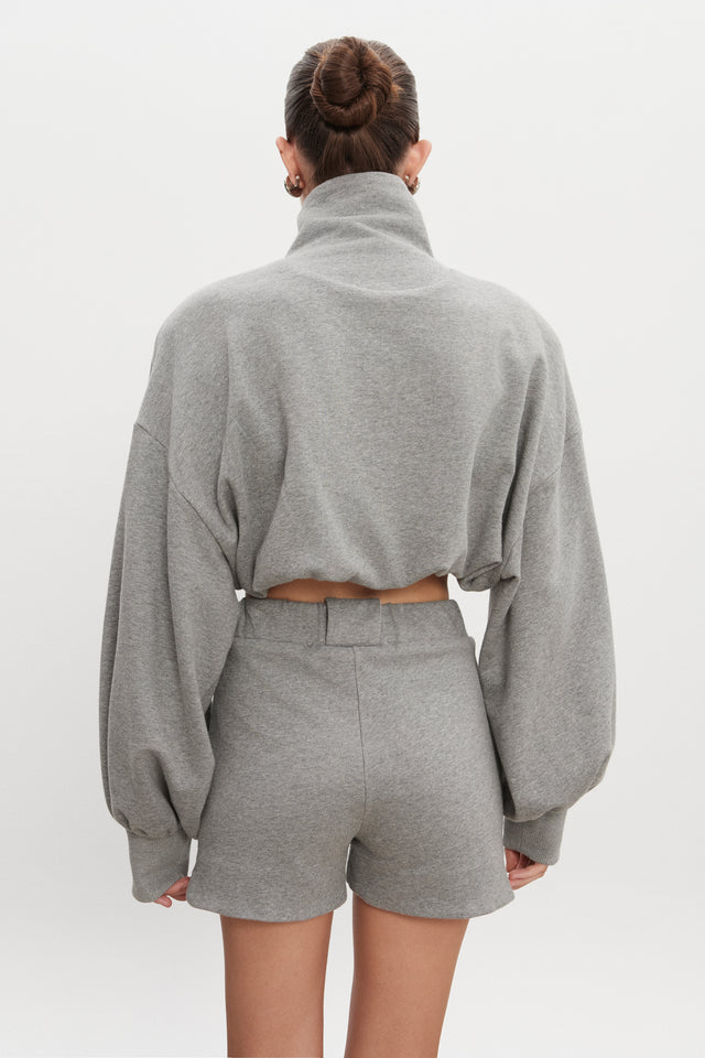 ZEN BLOUSE GREY MELANGE