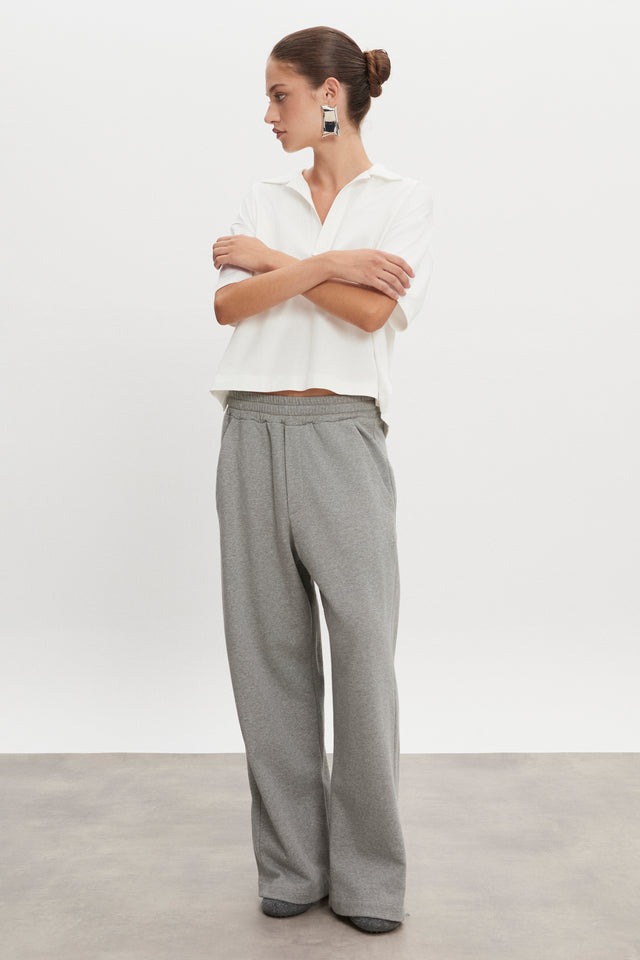 ZEN TRACKPANTS GREY MELANGE