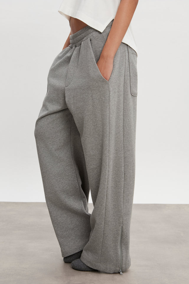 ZEN TRACKPANTS GREY MELANGE