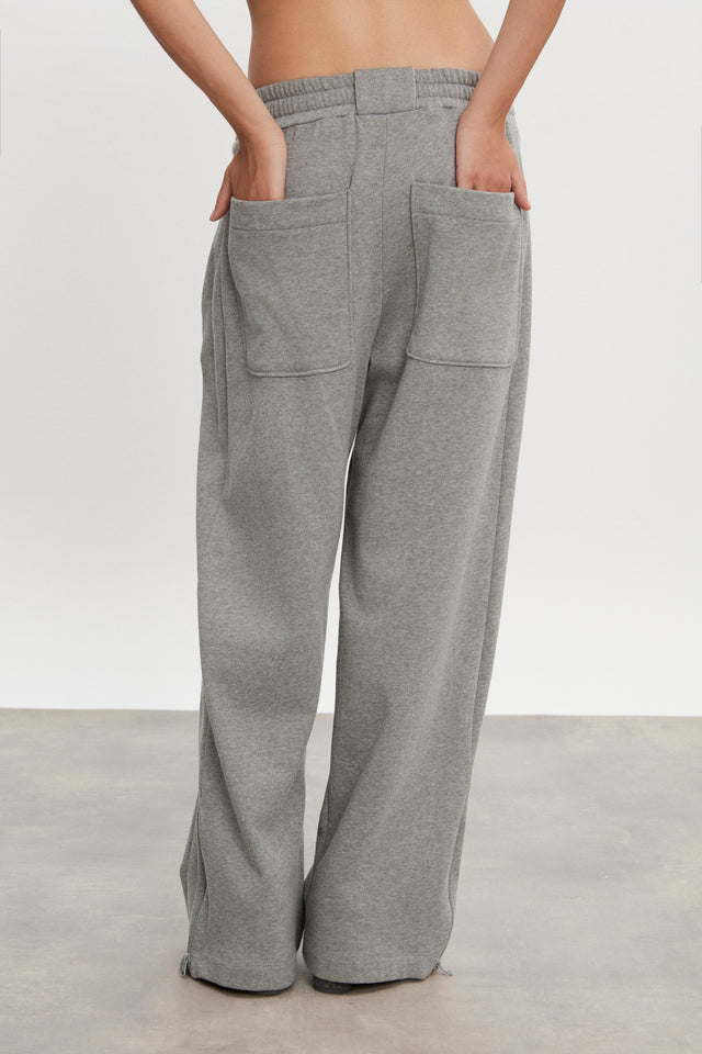 ZEN TRACKPANTS GREY MELANGE