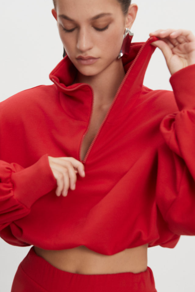 ZEN BLOUSE RED