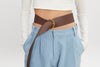 ZOE LEATHER BELT RUSTIC BROWN