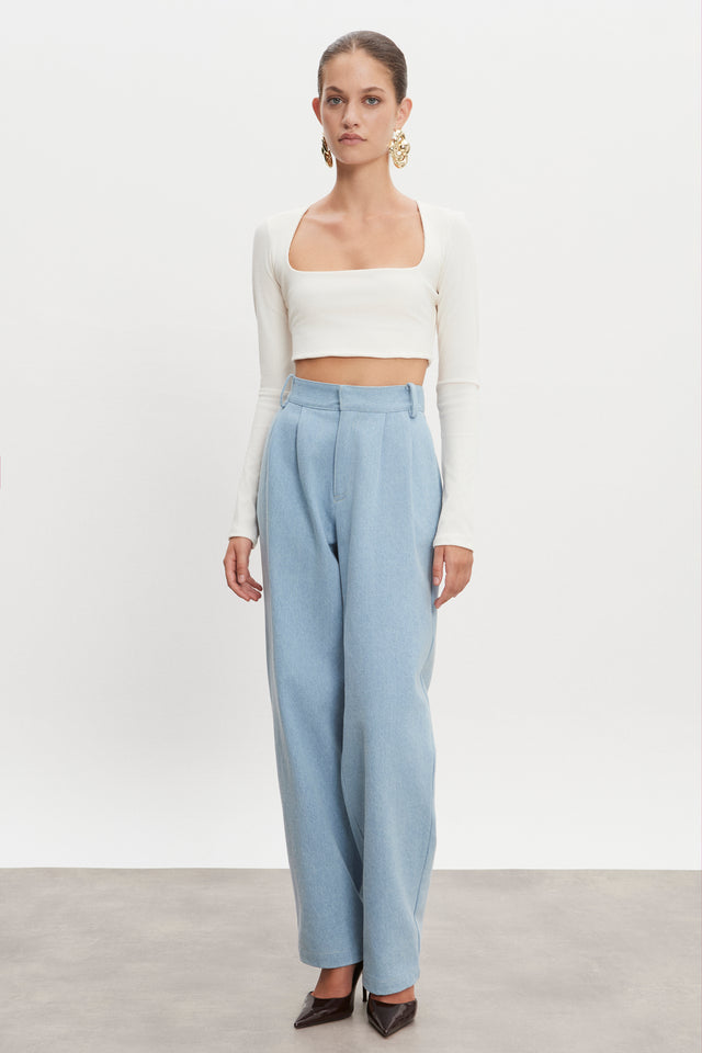 AMERICA DENIM TROUSERS LIGHT BLUE