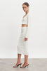 HEAVEN KNITTED CARDIGAN TOP OFF WHITE