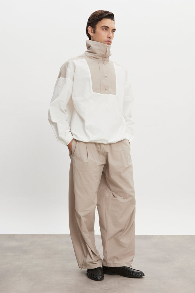 PAOLO WIND ANORAK M/W WHITE-GREIGE