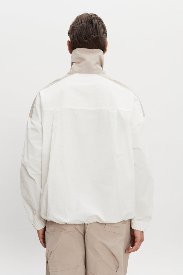 PAOLO WIND ANORAK M/W WHITE-GREIGE