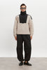 PAOLO WIND ANORAK M/W GREIGE-BLACK