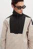 PAOLO WIND ANORAK M/W GREIGE-BLACK
