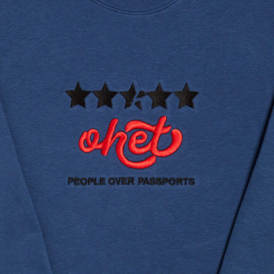 NAVY CREWNECK SWEATSHIRT 4.5 STARS