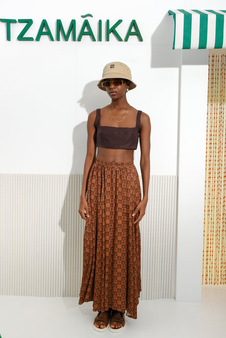 PALM RUM SKIRT