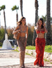 BROWN ZEBRA PANTS