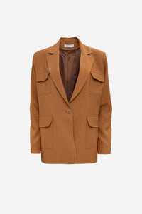 TAN BLAZER